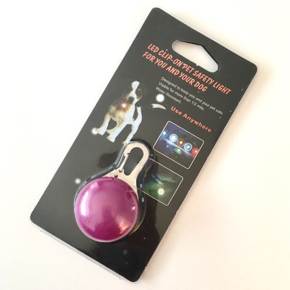 Pink Night Light for Dogs Cats Pets NWT - Picture 6 of 11